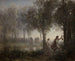 Orfeo che conduce Euridice fuori dagli Inferi - Jean-Baptiste-Camille Corot — vista dell’opera