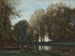 Pescatore ormeggiato sulla riva verde - Jean-Baptiste-Camille Corot — vista dell’opera