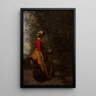 JeanBaptisteCamille Corot - Peasant Girl at the Spring.webp