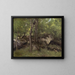 Rocce nella foresta di Fontainebleau - Jean-Baptiste-Camille Corot — quadro incorniciato alla parete