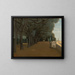 Terrasse della Villa Pamphili a Roma - Jean-Baptiste-Camille Corot — quadro incorniciato alla parete