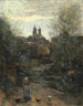 Semur Il sentiero della chiesa - Jean-Baptiste-Camille Corot — vista dell’opera