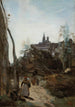 Semur le chemin de l'église - Jean-Baptiste-Camille Corot — vista dell’opera