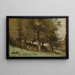 Sotto bosco - Jean-Baptiste-Camille Corot — quadro incorniciato alla parete