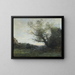 Ricordo dell'Italia. La raccolta - Jean-Baptiste-Camille Corot — quadro incorniciato alla parete