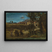 Studio per La Distruzione di Sodoma - Jean-Baptiste-Camille Corot — quadro incorniciato alla parete