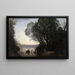 Il bagno di Diana - Jean-Baptiste-Camille Corot — quadro incorniciato alla parete