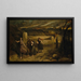 L'incendio di Sodoma - Jean-Baptiste-Camille Corot — quadro incorniciato alla parete
