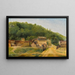 Le case Cabassud a Ville-d'Avray - Jean-Baptiste-Camille Corot — quadro incorniciato alla parete