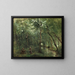 I raccoglitori di anguille - Jean-Baptiste-Camille Corot — quadro incorniciato alla parete