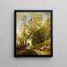 La foresta di Coubron - Jean-Baptiste-Camille Corot — quadro incorniciato alla parete