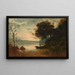Il Ricordo di Riva - Jean-Baptiste-Camille Corot — quadro incorniciato alla parete