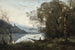 Le Batelier Amarré Souvenir d'un Lac Italien - Jean-Baptiste-Camille Corot — vista dell’opera