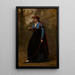 La Liseuse - Jean-Baptiste-Camille Corot — quadro incorniciato alla parete