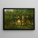 La Ferme Toutain à Honfleur - Jean-Baptiste-Camille Corot — quadro incorniciato alla parete