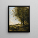 I collezionisti di legno - Jean-Baptiste-Camille Corot — quadro incorniciato alla parete