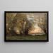 Il pescatore, effetto della sera - Jean-Baptiste-Camille Corot — quadro incorniciato alla parete