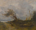 Una raffica di vento sulla riva del mare - Jean-Baptiste-Camille Corot — vista dell’opera
