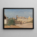 Un faubourg de ville - Jean-Baptiste-Camille Corot — quadro incorniciato alla parete