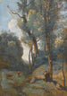Vachère su una collina boschiva - Jean-Baptiste-Camille Corot — vista dell’opera
