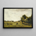 Vista vicino a Épernon - Jean-Baptiste-Camille Corot — quadro incorniciato alla parete
