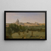 Vista di Roma dal Pincio - Jean-Baptiste-Camille Corot — quadro incorniciato alla parete