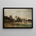 Ville-d'Avray vachère à l'étang - Jean-Baptiste-Camille Corot — quadro incorniciato alla parete