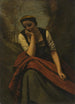 Femme méditant - Jean-Baptiste-Camille Corot — vista dell’opera