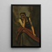 Femme méditant - Jean-Baptiste-Camille Corot — quadro incorniciato alla parete