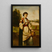 Femme avec une cruche d'eau - Jean-Baptiste-Camille Corot — quadro incorniciato alla parete