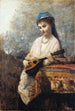 Giovane ragazza con la mandolina - Jean-Baptiste-Camille Corot — vista dell’opera