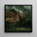Giovane pastore tra le rocce, foresta di Fontainebleau - Jean-Baptiste-Camille Corot — quadro incorniciato alla parete