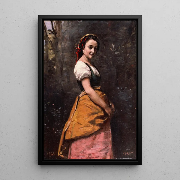 JeanBaptisteCamille Corot - Young Woman in the Woods.webp