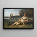Giovani donne di Sparta - Jean-Baptiste-Camille Corot — quadro incorniciato alla parete