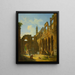 La cour d'un monastère en ruine - Jean-Baptiste Berlot — quadro incorniciato alla parete