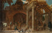 Un corps di guardia tra le rovine di una chiesa - Jean-Baptiste Blanchard — vista dell’opera