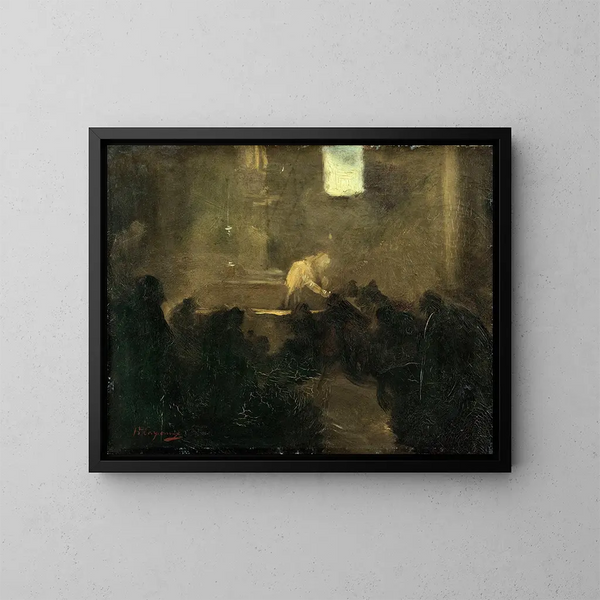 La Comunione - Jean-Baptiste Carpeaux — quadro incorniciato alla parete