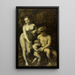 Mercure, Venere e l'Amore d'après Corrège - Jean-Baptiste Carpeaux — quadro incorniciato alla parete