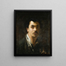 Ritratto dello scultore Alexandre Falguière - Jean-Baptiste Carpeaux — quadro incorniciato alla parete