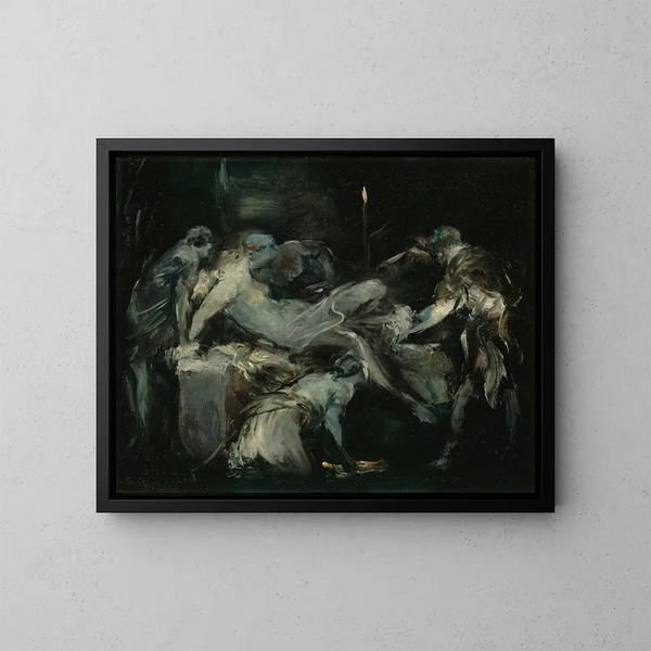 Scène d'accouchement - Jean-Baptiste Carpeaux — quadro incorniciato alla parete