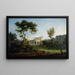 La Maison de Beaumarchais et la Bastille - Jean-Baptiste François Genillion — quadro incorniciato alla parete
