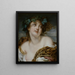 Bacchante - Jean-Baptiste Greuze — quadro incorniciato alla parete