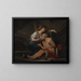 Cimon et Pero, la charité romaine - Jean-Baptiste Greuze — quadro incorniciato alla parete