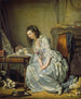 Il specchio rotto - Jean-Baptiste Greuze — vista dell’opera