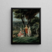 Passeggiata in un parco - Jean-Baptiste Hilaire — quadro incorniciato alla parete