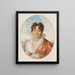 Ritratto della contessa Marie Ulrika Läänsk - Jean-Baptiste Isabey — quadro incorniciato alla parete