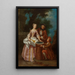 La lotteria - Jean-Baptiste Lebel — quadro incorniciato alla parete