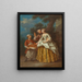 Il mercante di caldi - Jean-Baptiste Lebel — quadro incorniciato alla parete
