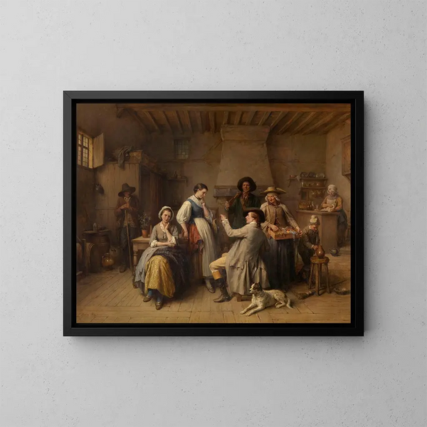 Cortesia - Jean-Baptiste Madou — quadro incorniciato alla parete