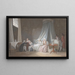Madame Royale assistita dal dottor Brunier, 24 gennaio 1793 - Jean-Baptiste Mallet — quadro incorniciato alla parete